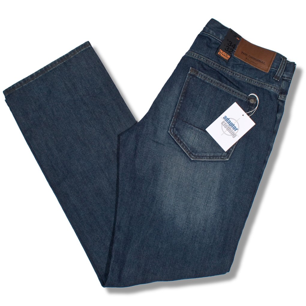 Ben Sherman Classic True Icon Straight Leg Worn In Wash Denim Jeans 34L